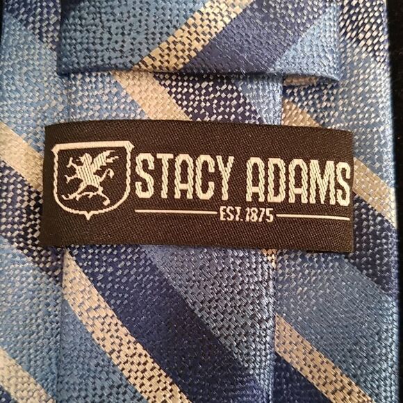 MEN'S STACY ADAMS TIE AND POCKET SQUARE SET - Picture 3 of 3